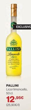 Oferta de Pallini - Licor Limoncello por 12,95€ en El Corte Inglés