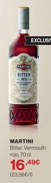 Oferta de Martini - Bitter. Vermouth Rojo por 16,49€ en El Corte Inglés