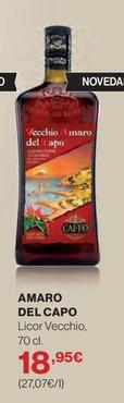 Oferta de Amaro Del Capo - Licor Vecchio por 18,95€ en El Corte Inglés