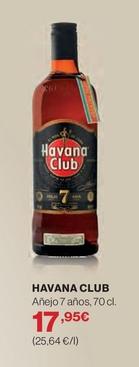 Oferta de Havana Club - Añejo 7 Años por 17,95€ en El Corte Inglés
