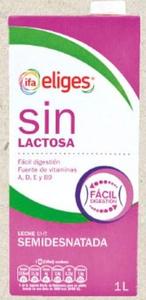 Oferta de Ifa Eliges - Leche Sin Lactosa por 0,91€ en Claudio