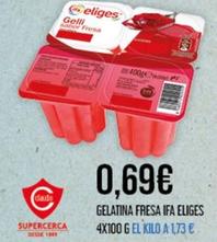 Oferta de Ifa Eliges - Gelatina Fresa  por 0,69€ en Claudio