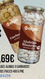 Oferta de Ifa Eliges - Alubias Blancas por 1,69€ en Claudio