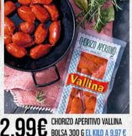 Oferta de Chorizo por 2,99€ en Claudio