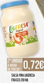 Oferta de Ligeresa - Salsa Fina Frasco por 0,72€ en Claudio