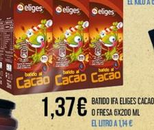 Oferta de Ifa Eliges - Batido De Cacao o Fresa  por 1,37€ en Claudio