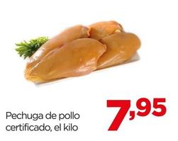 Oferta de Pechuga De Pollo Certificado por 7,95€ en Alimerka