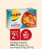 Oferta de Sardinas en Supermercados Charter