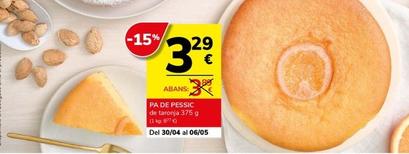 Oferta de Bizcocho por 3,29€ en Supermercados Charter