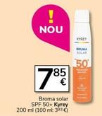 Oferta de Crema solar por 7,85€ en Supermercados Charter