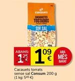 Oferta de Cacahuetes por 1,09€ en Supermercados Charter