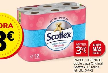 Oferta de Scottex - Papel Higiénico por 3€ en Supermercados Charter