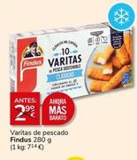 Oferta de Findus - Varitas De Pescado por 2€ en Supermercados Charter