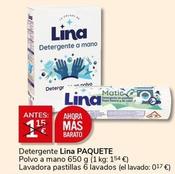 Oferta de Lina Paquete - Detergente En Polvo por 1€ en Supermercados Charter