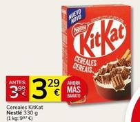 Oferta de Nestlé - Cereales Kitkat por 3,29€ en Supermercados Charter