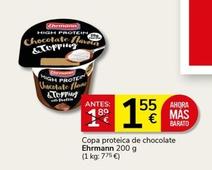 Oferta de Ehrmann - Copa Proteica De Chocolate por 1,55€ en Supermercados Charter
