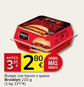 Oferta de Brooklyn - Burger Con Bacon Y Queso por 2,8€ en Supermercados Charter