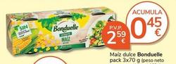 Oferta de Bonduelle - Maíz Dulce por 2,59€ en Supermercados Charter