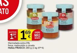 Oferta de Helios - Mermelada Extra 0% Fresa por 1,69€ en Supermercados Charter