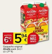 Oferta de Alvalle - Gazpacho Original por 5,94€ en Supermercados Charter