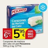 Oferta de Pescanova - Corazones De Merluza Del Cabo Sin Piel por 5,95€ en Supermercados Charter