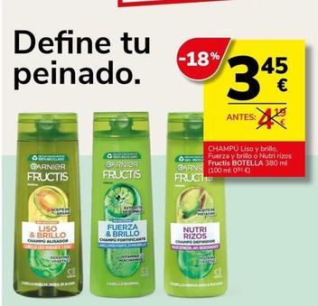Oferta de Fructis - Champú por 3,45€ en Supermercados Charter