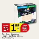 Oferta de Foxy - Servilletas Dos Capas Happy Hour por 1,55€ en Supermercados Charter