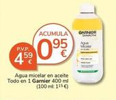 Oferta de Garnier - Agua Micelar En Aceite Todo En 1 por 4,59€ en Supermercados Charter