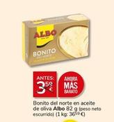 Oferta de Albo - Bonito Del Norte En Aceite De Oliva por 3€ en Supermercados Charter