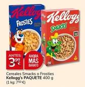 Oferta de Kellogg's - Cereales Smacks O Frosties Paquete por 3€ en Supermercados Charter