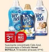 Oferta de Vernel - Suavizante Concentrado Cielo Azul por 3€ en Supermercados Charter