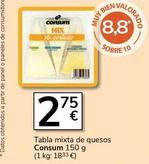 Oferta de Consum - Tabla Mixta De Quesos por 2,75€ en Supermercados Charter