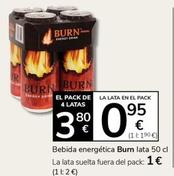 Oferta de Burn - Bebida Energética por 0,95€ en Supermercados Charter