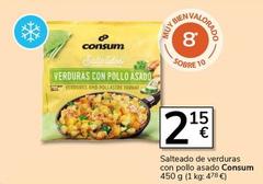 Oferta de Consum - Salteado De Verduras Con Pollo Asado por 2,15€ en Supermercados Charter