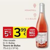 Oferta de Tesoro De Bullas - Vino Rosado D. O. Bullas por 3,99€ en Supermercados Charter