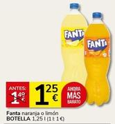 Oferta de Fanta - Naranja O Limón por 1,25€ en Supermercados Charter