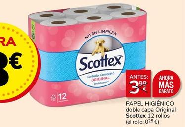Oferta de Scottex - Papel Higiénico Doble Capa Original por 3€ en Supermercados Charter
