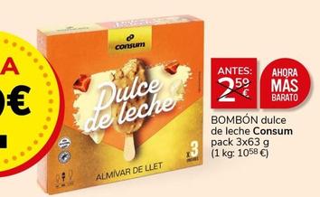 Oferta de Consum - Bombón Dulce De Leche por 2€ en Supermercados Charter