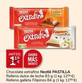 Oferta de Nestlé - Chocolate Extrafino por 1€ en Supermercados Charter