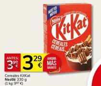 Oferta de Nestlé - Cereales Kitkat por 3,29€ en Supermercados Charter
