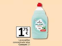 Oferta de Consum - Lavavajillas Concentrado Aloe por 1,75€ en Supermercados Charter