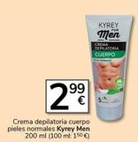 Oferta de Kyrey - Crema Depilatoria Cuerpo Pieles Normales por 2,99€ en Supermercados Charter