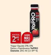 Oferta de Yopro - Yogur Líquido 0% 0% Fresa Y Frambuesa por 2€ en Supermercados Charter