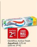 Oferta de Aquafresh - Dentifrico Active Fresh por 2€ en Supermercados Charter