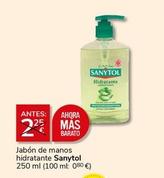 Oferta de Sanytol - Jabón De Manos Hidratante por 2€ en Supermercados Charter