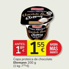 Oferta de Copa chocolate por 1,55€ en Consum