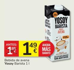 Oferta de Yosoy - Bebida De Avena por 1,49€ en Consum