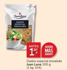 Oferta de Juan Luna - Dados Especial Ensalada por 1€ en Consum