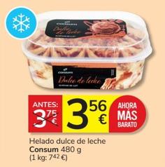 Oferta de Consum - Helado Dulce De Leche por 3,56€ en Consum