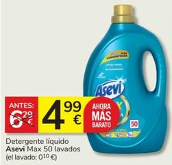 Oferta de Asevi - Detergente Líquido por 4,99€ en Consum